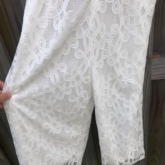 Francesca’s White Lace Romper - Picture 6 of 10